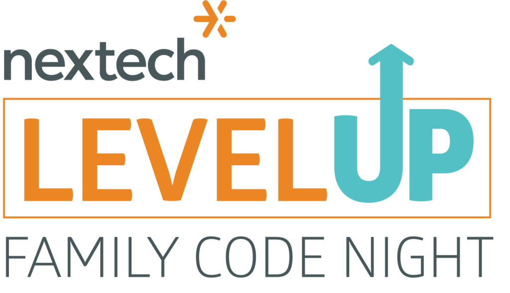 LevelUP Family Coding Night Logo