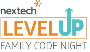 LevelUP Family Code Night Logo