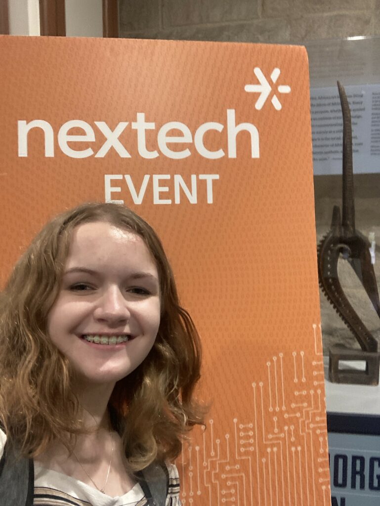 Vivian at a Nextech event